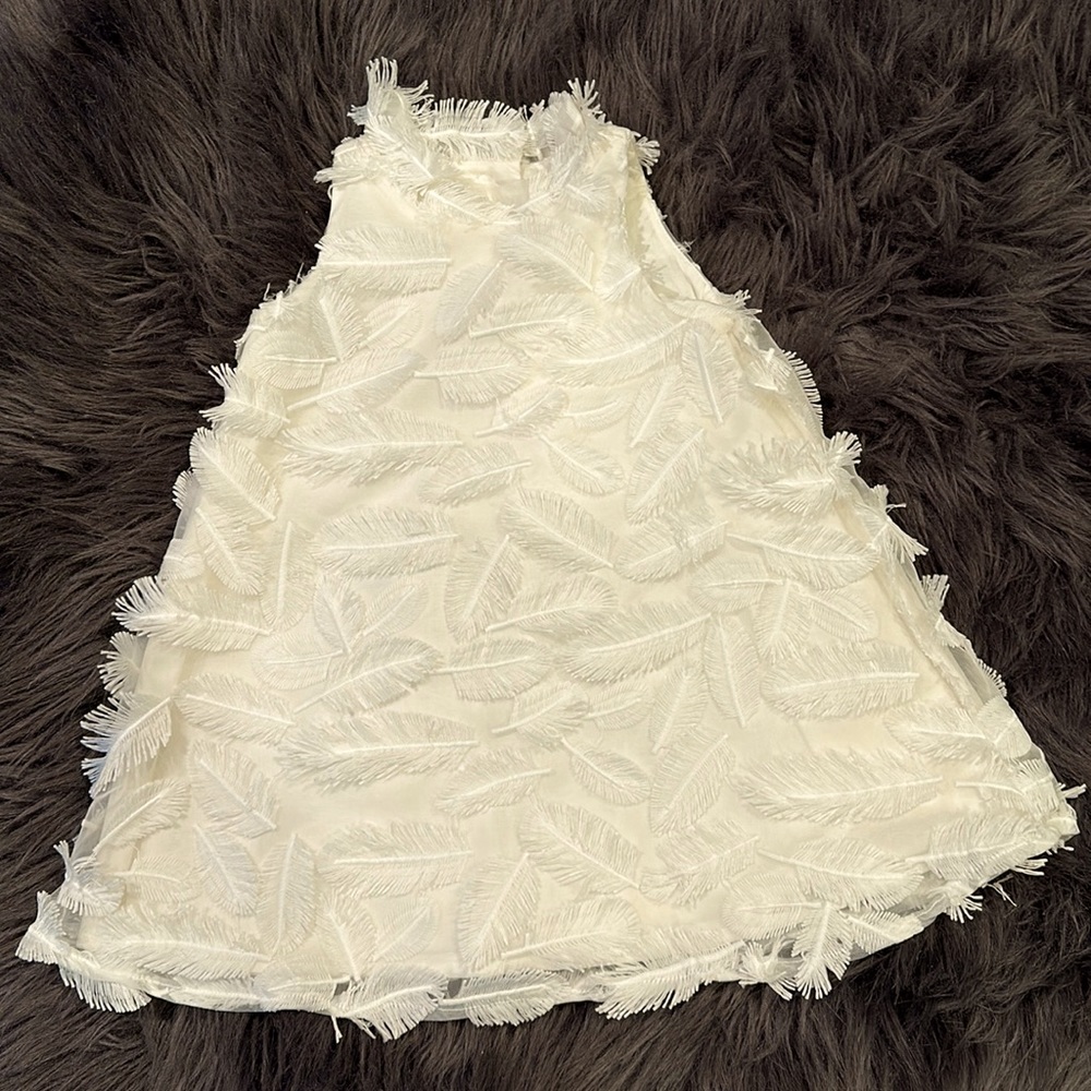 Janie and Jack Feather Fringe Dress